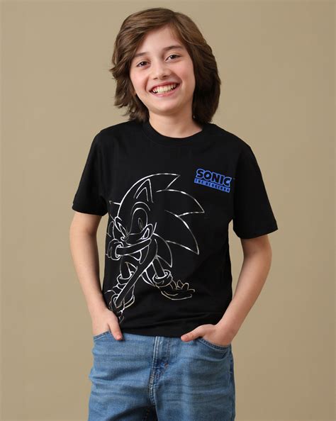 Sonic Printed Pack Of 3 Regular Fit T-Shirts For Boys – Kidsville