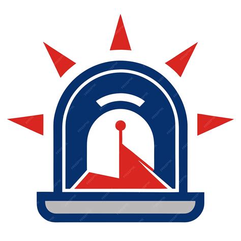 Alarm emergency logo design vector art and illustration | Premium AI ...