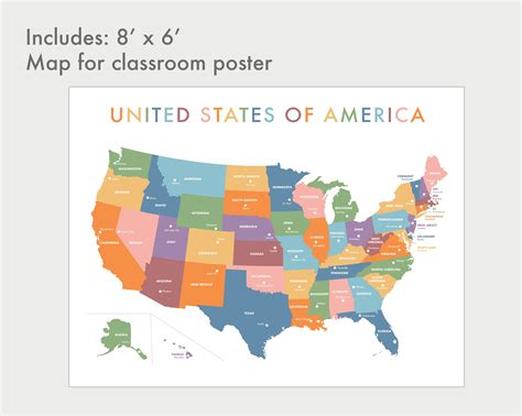Large Map of United States 的图像结果
