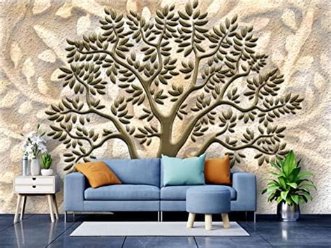 999STORE Designer Beautiful 3D Tree Art Wallpaper for Walls,Wallpaper ...