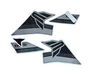 Motorcycle Body Sticker Kit, Black Decorative Sticker Set Compatible ...