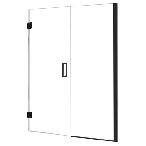 Buy Marina 60 in. W x 74 in. H Pivot Door and Panel Semi Frameless ...