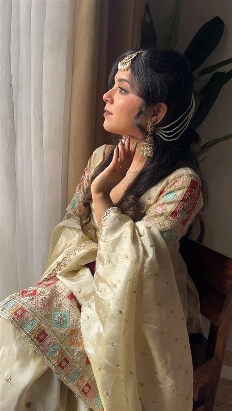 Khushi Silk Heavy Work Off White Sharara Set – subhvastra
