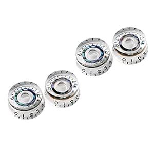 4x Speed Control Knobs for Gibson Epiphone Electric Guitar Replacement ...