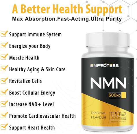 Buy Sublingual NMN 500mg, Max Absorbency & Fast-Acting NMN 500mg ...