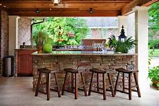 Outdoor Bar Kitchen by 20 Spectacular Outdoor Kitchens With Bars For Entertaining Outdoor Bar Kitchen