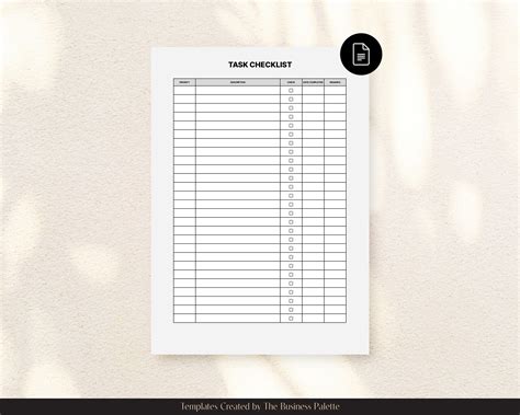 Image result for Task Checklist