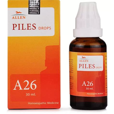 Allen A26 Piles Drops – Homeopathy for Hemorrhoids, Pain & Bleeding ...