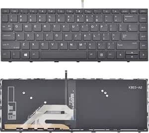 Techsio Laptop Keyboard for H-P Probook 430 440 G5 445 G5 US English ...