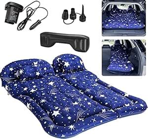 Allextreme Car Air Mattress Portable Inflatable Bed for Back Seat with ...