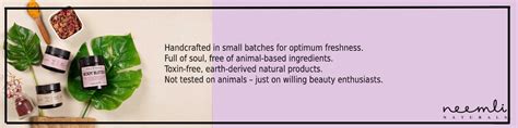 Neemli Naturals | 100% Natural and Organic skincare