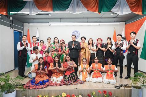 Celebration of 79th Independence Day of India in Seoul, Republic of ...