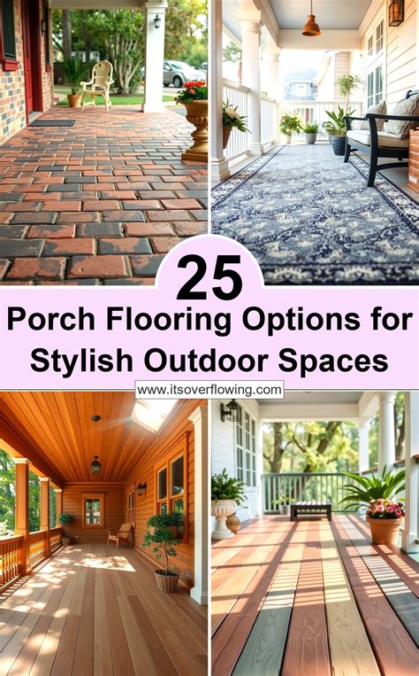 25 Porch Flooring Options for Stylish Outdoor Spaces