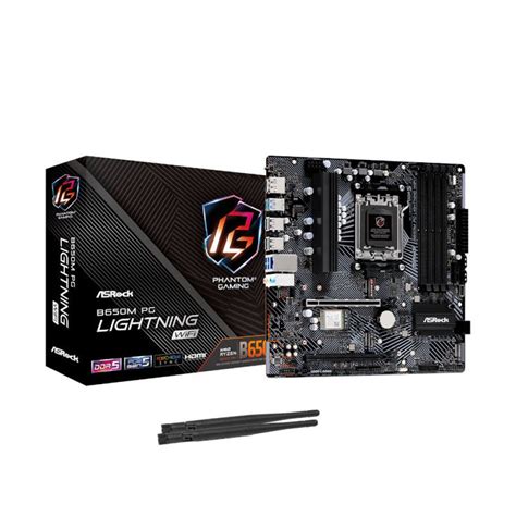 Buy ASROCK B650M PG Lightning WiFi DDR5 AMD Motherboard | Elitehubs.com ...