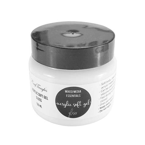 CrafTangles mixed media essentials - Acrylic Soft Gel - Gloss (Gel ...
