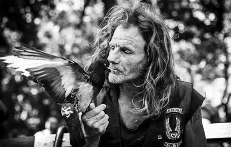 Download wallpaper bird, people, portrait, section men in resolution ...