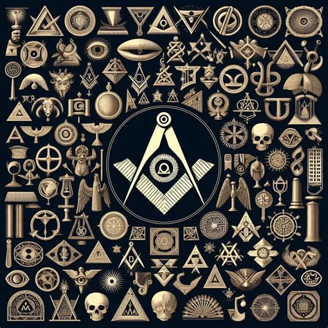 Masonic Bunnell of Old Freemasonry Imagines and Svg Symbols Over 5000 ...