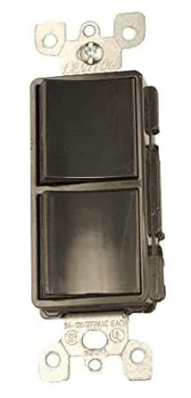 Leviton 15 Amp, 120/277 Volt, Decora Single-Pole / 3-Way AC Combination ...