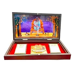 Buy Xcellent Sai Baba Charan Paduka with Golden Finish Worship ...