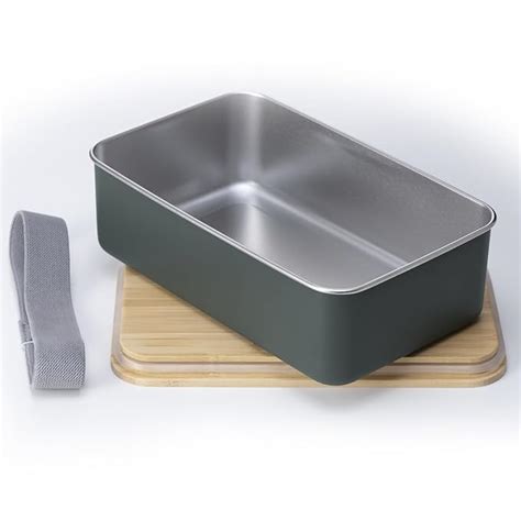 Buy The Better Home 304 SS Microwave Safe Steel Container Bamboo Lid ...