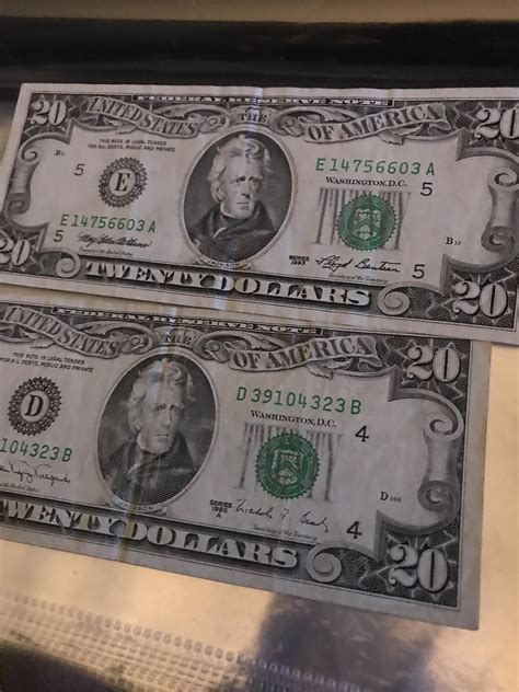 My old 20 dollars bills : r/papermoney