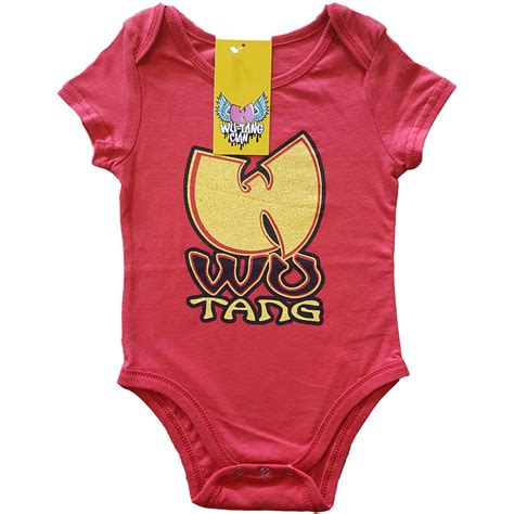 Wu-Tang Clan 'Wu-Tang' (Red) Baby Grow | Eyesore Merch