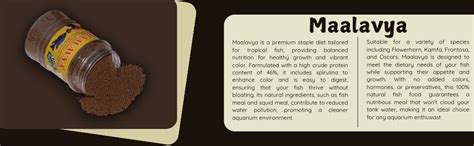 Maalavya Cichild/Cichlid Special Fish Feed/cichilds Food (Fish Food ...
