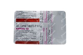 Amtas 10 Tablet 15: Uses, Side Effects, Price & Substitutes
