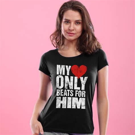 Heart Beat, Matching Couples Tees For Women