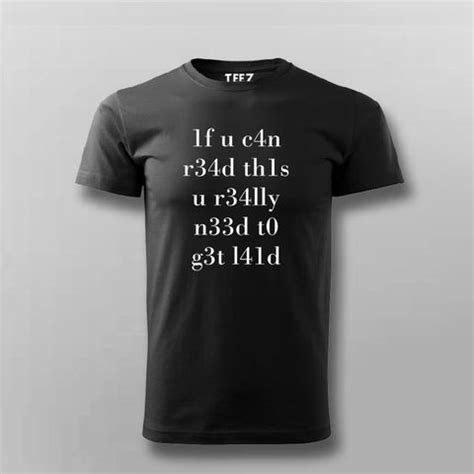 If You Can Read This Leet Speak 1337 T-shirt For Men – TEEZ.in