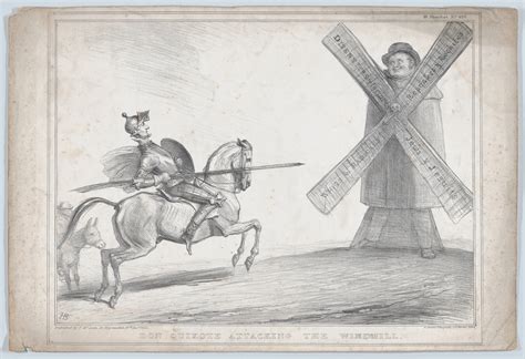 John Doyle | Don Quixote Attacking the Windmill | The Metropolitan ...