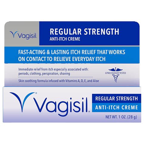 Amazon.com: Vagisil Regular Strength Anti-Itch Feminine Cream for Women ...