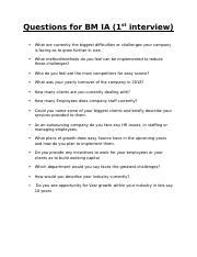 Image result for IA Interview Questions