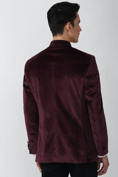 Simon Carter Suits and Blazers, Simon Carter Maroon Blazer for Men at ...