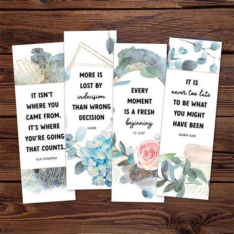 Image result for Positive Quotes Bookmarks