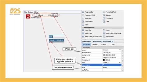 Java Swing Menu 的图像结果