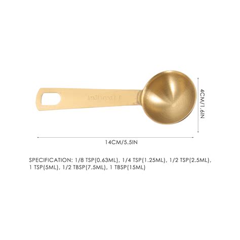 6 Pcs All Stainless Steel Measuring Spoons 6-piece Measuring Spoon Set ...