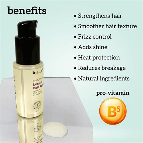 Buy Keratin Hair Serum – Strengthen, Smooth, Add Shine & Nourish ...