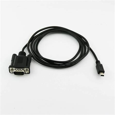 ELECTRONIC_CABLE 1.5m 5-pin Mini USB Male to VGA D-SUB 15-pin Male ...