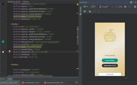 Android Studio Round Material Button 的图像结果