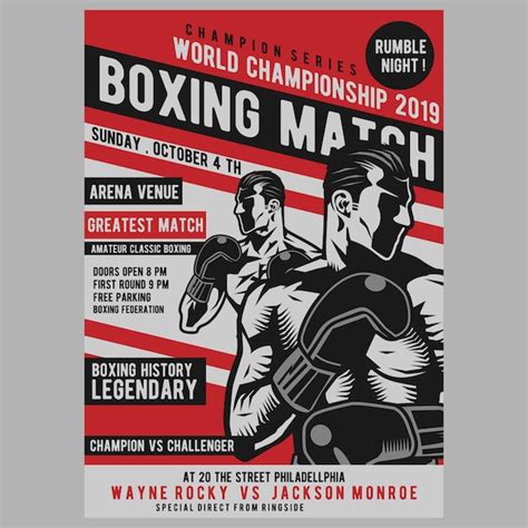 Boxing Poster 的图像结果