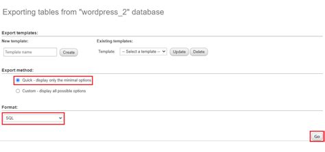 Image result for Export MySQL Database phpMyAdmin