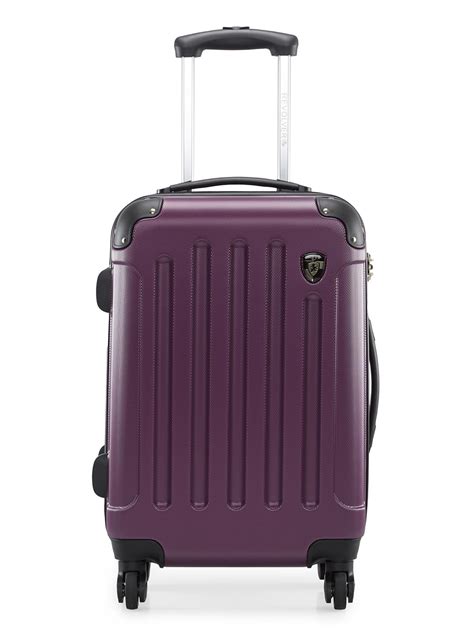 HEYS REVOLVER Range Purple Color Hard Case Polycarbonate Cabin Size ...
