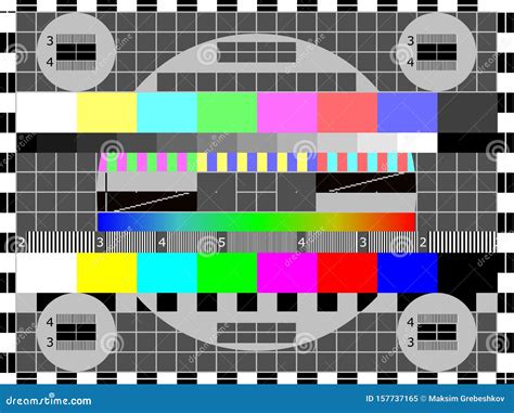 Test Card Pattern 的图像结果