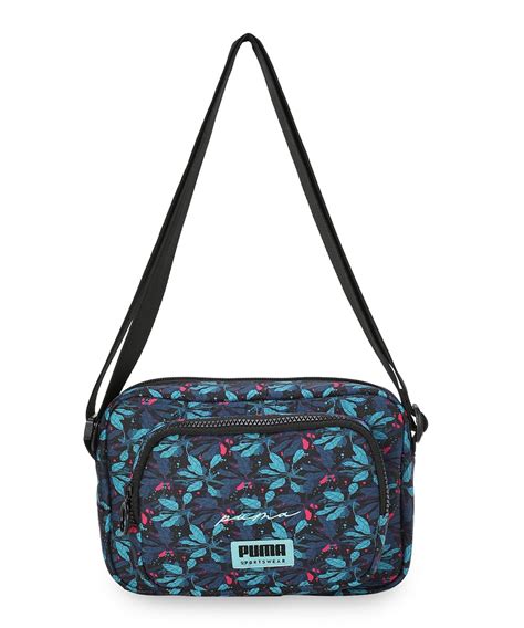 Puma Unisex-Adult Verdure Sling Bag, Sailing Blue-Deep Aqua-AOP ...