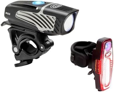 NiteRider Lumina Micro Sabre Bike Light Combo 650 Lumen Headlight 110 ...