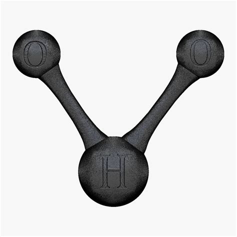 H2O2 Molecule Model 的图像结果