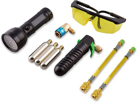 Leak Saver UV Dye Kit - Freon Leak Detector for A/C and Refrigeration ...
