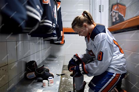 Hockey Locker Room Girl