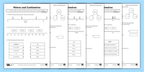👉 PlanIt Maths Y3 Metres & Centimetres Differentiated Sheets